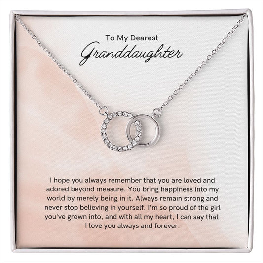 Always Remember Perfect Pair Necklace For Granddaughter